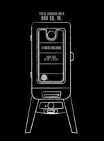 Pit Boss Grills PBV3G1 Vertical Smoker, Red Hammertone 684 sq inches (pack of 1)  Patio, Lawn & Garden - Image 7