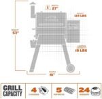 Traeger Grills Pro 575 Electric Wood Pellet Grill and Smoker, Black, 572 Square Inches Cook Area, 500 Degree Max Temperature, Meat Probe, 6 in 1 BBQ Grill with WiFi and app connectivity  Patio, Lawn & Garden - Image 5