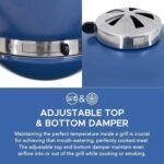 Bola Grill Master | Completely Adjustable & Rotatable Tabletop-Safe Charcoal BBQ Grill (Charcoal Black)  Patio, Lawn & Garden - Image 8