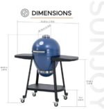 Bola Grill Master | Completely Adjustable & Rotatable Tabletop-Safe Charcoal BBQ Grill (Charcoal Black)  Patio, Lawn & Garden - Image 11