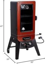 Pit Boss Grills PBV3G1 Vertical Smoker, Red Hammertone 684 sq inches (pack of 1)  Patio, Lawn & Garden - Image 11