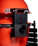 Kamado Joe Kettle Joe 22-inch Kettle Charcoal Grill with Hinged Lit, Cart, Side Shelves and SloRoller Hyperbolic Slow Smoker Chamber in Red, Model KJ15040320  Patio, Lawn & Garden - Image 5