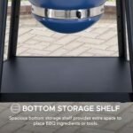 Bola Grill Master | Completely Adjustable & Rotatable Tabletop-Safe Charcoal BBQ Grill (Charcoal Black)  Patio, Lawn & Garden - Image 6