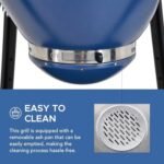 Bola Grill Master | Completely Adjustable & Rotatable Tabletop-Safe Charcoal BBQ Grill (Charcoal Black)  Patio, Lawn & Garden - Image 9