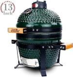 London Sunshine Ceramic Charcoal BBQ Kamado Griller - Portable Tabletop The Cadet Series Smoker  Patio, Lawn & Garden - Image 2