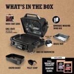 Ninja, Woodfire Pro Outdoor Grill and Smoker, Thermometer, BBQ Smoker, Air Fryer, Bake, Roast, Dehydrate, Broil, 7-in-1, Master Grill, Ninja Woodfire Pellets, Portable, Electric Grill, Grey, OG751BRN  Patio, Lawn & Garden - Image 16