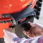 Kamado Joe Kettle Joe 22-inch Kettle Charcoal Grill with Hinged Lit, Cart, Side Shelves and SloRoller Hyperbolic Slow Smoker Chamber in Red, Model KJ15040320  Patio, Lawn & Garden - Image 6