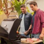 Megamaster 720-0982 5 Burner Propane Barbecue Gas Grill, Side Shelves with Hooks, for Outdoor Cooking, Patio, Garden Barbecue Grill, 50000 BTUs, Open Chart, Black  Patio, Lawn & Garden - Image 8