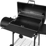 Royal Gourmet CC1830SC Charcoal Grill Offset Smoker with Cover, 811 Square Inches, Black, Outdoor Camping  Everything Else - Image 8