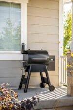 Traeger Grills Pro 575 Electric Wood Pellet Grill and Smoker, Black, 572 Square Inches Cook Area, 500 Degree Max Temperature, Meat Probe, 6 in 1 BBQ Grill with WiFi and app connectivity  Patio, Lawn & Garden - Image 9