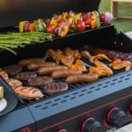 Megamaster 720-0982 5 Burner Propane Barbecue Gas Grill, Side Shelves with Hooks, for Outdoor Cooking, Patio, Garden Barbecue Grill, 50000 BTUs, Open Chart, Black  Patio, Lawn & Garden - Image 25