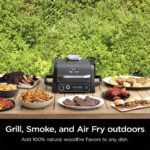 Ninja OG701 Woodfire Outdoor Grill & Smoker, 7-in-1 Master Grill, BBQ Smoker, Air Fryer plus Bake, Roast, Dehydrate, & Broil, uses Woodfire Pellets(1 Pack Included), Portable, Electric, Red (Renewed)  Patio, Lawn & Garden - Image 20