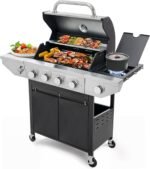 YIORTWO 3 Burner Propane Gas Grill with Side Burner, Stainless Steel BBQ Grill 38,500 BTU for Outdoor Cooking Kitchen, Garden and Patio Backyard Barbecue, Black and Silver  Patio, Lawn & Garden - Image 15