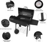 Royal Gourmet CC1830SC Charcoal Grill Offset Smoker with Cover, 811 Square Inches, Black, Outdoor Camping  Everything Else - Image 14