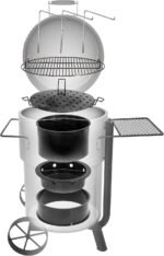 Oklahoma Joe's® Bronco Pro Drum Smoker, Orange - 19202100  Patio, Lawn & Garden - Image 25