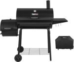Royal Gourmet CC1830SC Charcoal Grill Offset Smoker with Cover, 811 Square Inches, Black, Outdoor Camping  Everything Else - Image 10