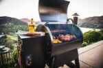 Traeger Grills Pro 22 Electric Wood Pellet Grill and Smoker, Bronze, 572 Square Inches Cook Area, 450 Degree Max Temperature, Meat Probe, 6 in 1 BBQ Grill  Patio, Lawn & Garden - Image 9
