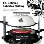 Bola Grill Master | Completely Adjustable & Rotatable Tabletop-Safe Charcoal BBQ Grill (Charcoal Black)  Patio, Lawn & Garden - Image 21