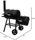 Dyna-Glo DGSS730CBO-D-KIT Signature SeriesBarrel Charcoal Grill & Side Firebox  Patio, Lawn & Garden - Image 20