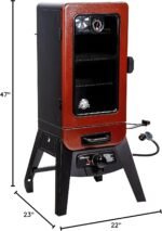 Pit Boss Grills PBV3G1 Vertical Smoker, Red Hammertone 684 sq inches (pack of 1)  Patio, Lawn & Garden - Image 22