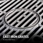 Char-Griller® AKORN® Jr. Portable Kamado Charcoal Grill and Smoker with Cast Iron Grates and Locking Lid with 155 Cooking Square Inches in Ash, Model E86714  Patio, Lawn & Garden - Image 15