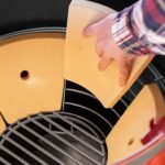 Kamado Joe Kettle Joe 22-inch Kettle Charcoal Grill with Hinged Lit, Cart, Side Shelves and SloRoller Hyperbolic Slow Smoker Chamber in Red, Model KJ15040320  Patio, Lawn & Garden - Image 14