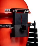 Kamado Joe Kettle Joe 22-inch Kettle Charcoal Grill with Hinged Lit, Cart, Side Shelves and SloRoller Hyperbolic Slow Smoker Chamber in Red, Model KJ15040320  Patio, Lawn & Garden - Image 25