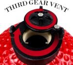 London Sunshine Ceramic Charcoal BBQ Kamado Griller - Portable Tabletop The Cadet Series Smoker  Patio, Lawn & Garden - Image 22