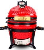 London Sunshine Ceramic Charcoal BBQ Kamado Griller - Portable Tabletop The Cadet Series Smoker  Patio, Lawn & Garden - Image 15