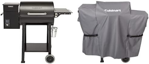 31JszVAUITL._AC_.jpg Cuisinart Grill Bundle - Wood Pellet Grill & Smoker - 465 sq. inch Cooking Space & Pellet Grill Cover Patio, Lawn & Garden - Image 1