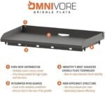 Blackstone Original 36 Inch Omnivore Griddle 2212 with Hard Cover and Side Shelves, Outdoor Flat Top Grill with Blackstone Accessories, Blackstone Griddle Seasoning, and Blackstone Griddle Gloves  Patio, Lawn & Garden - Image 4