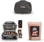 Ninja XSKCOVERXL Woodfire Premium Grill Cover Pro & OG951 Woodfire Pro Connect Premium XL Outdoor Grill & Smoker & XSKOP2RL Woodfire Pellets  Patio, Lawn & Garden