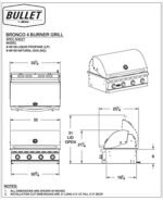 Blaze Prelude LBM 4-Piece 25-Inch Natural Gas Outdoor Kitchen Package w/Double Side Burner & Refrigerator - BLZ-3LBM126-NG-4PC-SC  Patio, Lawn & Garden - Image 9
