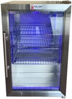 Mont Alpi MAi805-BSSFC 44-inch 6-Burner 115000 BTU Black Stainless Steel Gas Outdoor Kitchen Bar Island Grill w/Wine Cooler Beverage Center Refrigerator + Infrared Side Burner + Granite Countertop  Patio, Lawn & Garden - Image 7