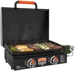 Blackstone 22 Inch On-The-Go Tabletop Griddle with Lid, with Blackstone Portable Prep Table, Blackstone Accessories, Seasoning, and Griddle Gloves  Patio, Lawn & Garden - Image 2