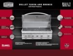 Bullet by Bull Outdoor Products 48109 Bronco Bullet by Bull 4 Burner Grill Natural Gas, Stainless Steel - Image 11