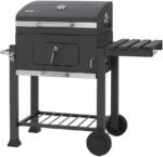 VSULZVNU Barbecue Grill Charcoal Grill BBQ Trolley Smoker Camping Picnic Portable Backyard with Side Shelf Outdoor Camping Food Cooking Barbecue Stove with 2 Wheels  Patio, Lawn & Garden - Image 13