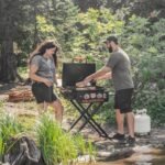 22 Inch Blackstone Griddle with Hood and Grill Stand, Foldable Propane Portable Flat Top Grill, Adventure Ready Cutting Board Kit, Seasoning, Gloves  Patio, Lawn & Garden - Image 2