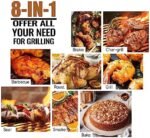 Royal Gourmet 5-Burner Propane Gas Grill with Side Burner, Stainless Steel Barbeque Grills, Silver, GA5404S  Patio, Lawn & Garden - Image 5