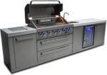 Mont Alpi MAi400-DBEV 32-inch 4 Burner 78000 BTU Deluxe Stainless Steel Modular Outdoor Kitchen Island Barbecue Grill with Beverage Center + Granite Countertops & Sides + Rotisserie and Grill Cover  Patio, Lawn & Garden - Image 25