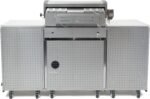 Mont Alpi MA957FC-RS 5-Burner 63000 BTU Stainless Steel Compact Outdoor Kitchen Gas Barbecue Island Grill with Infrared Rear Burner + Fridge Cabinet + Rotisserie Kit & Full Weather Cover  Patio, Lawn & Garden - Image 12