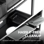 Royal Gourmet ZH3002N Propane Gas and Charcoal Grill Combo, Dual Fuel BBQ Grill with 2 Side Shelves for Outdoor Patio Garden Backyard Barbecue, 20,000 BTUs, Silver & Black  Patio, Lawn & Garden - Image 21