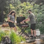 22 Inch Blackstone Griddle with Hood and Grill Stand, Foldable Propane Portable Flat Top Grill, Adventure Ready Cutting Board Kit, Seasoning, Gloves  Patio, Lawn & Garden - Image 9