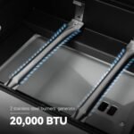 Royal Gourmet ZH3002N Propane Gas and Charcoal Grill Combo, Dual Fuel BBQ Grill with 2 Side Shelves for Outdoor Patio Garden Backyard Barbecue, 20,000 BTUs, Silver & Black  Patio, Lawn & Garden - Image 18