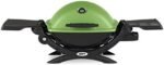 Weber Q1200 Liquid Propane Grill, Green  Patio, Lawn & Garden