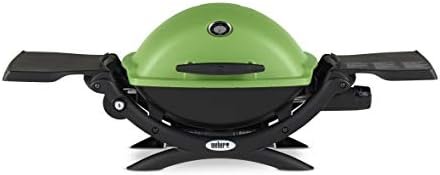 31GOVsrgGxL._AC_.jpg Weber Q1200 Liquid Propane Grill, Green Patio, Lawn & Garden - Image 1