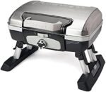 Cuisinart 5,500 BTU 145 in2 Portable Gas Grill & Folding Stand with Side Tables and Storage - Image 2