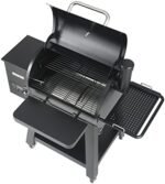 VEVOR Smoker Grill, Portable Wood Pellet Grill with Cart, 8 IN 1 BBQ Grill with PID Temperature Control for Outdoor Cooking, Barbecue Camping, Picnic, 730 sq, Patio and Backyard, Black  Patio, Lawn & Garden - Image 10