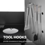 Char-Broil® Performance Series™ TRU-Infrared Cooking Technology 3-Burner with Side Burner Cart Propane Gas Stainless Steel Grill - Image 8