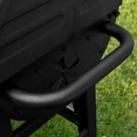 Kenmore 4-Burner BBQ Gas Grill with Side Burner, Outdoor Propane Grill, 53,000 BTUs, Cast Iron Cooking Grates, Electronic Ignition, Warming Rack, Open Cart Design & All-Terrain Wheels, Stainless Steel  Patio, Lawn & Garden - Image 8